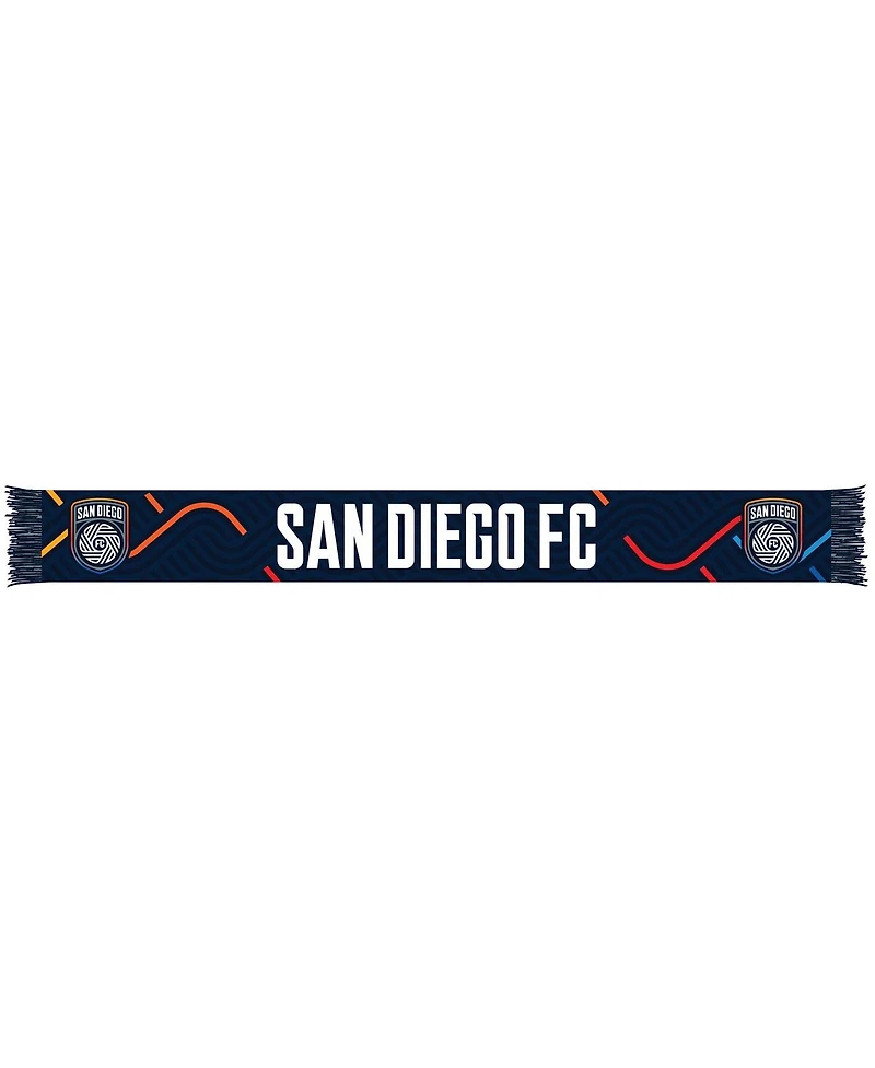 Men's and Women's Ruffneck Scarves Blue San Diego Fc Community Colors Summer Scarf