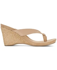 Style & Co Women's Chicklet Wedge Thong Sandals, Created for Macy's
