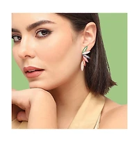 Sohi Women's Gold Wing Drop Earrings