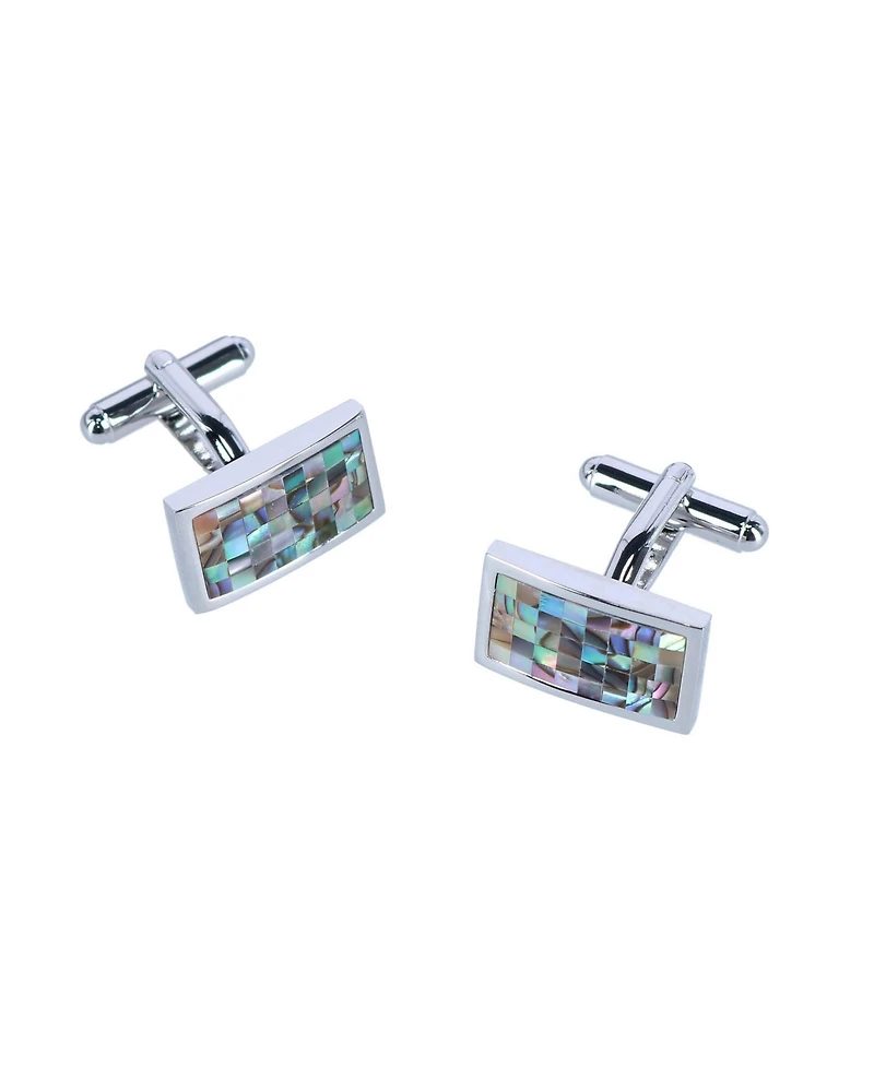 Trafalgar Cufflink Holiday Pack Snowflake and Mother of Pearl Set