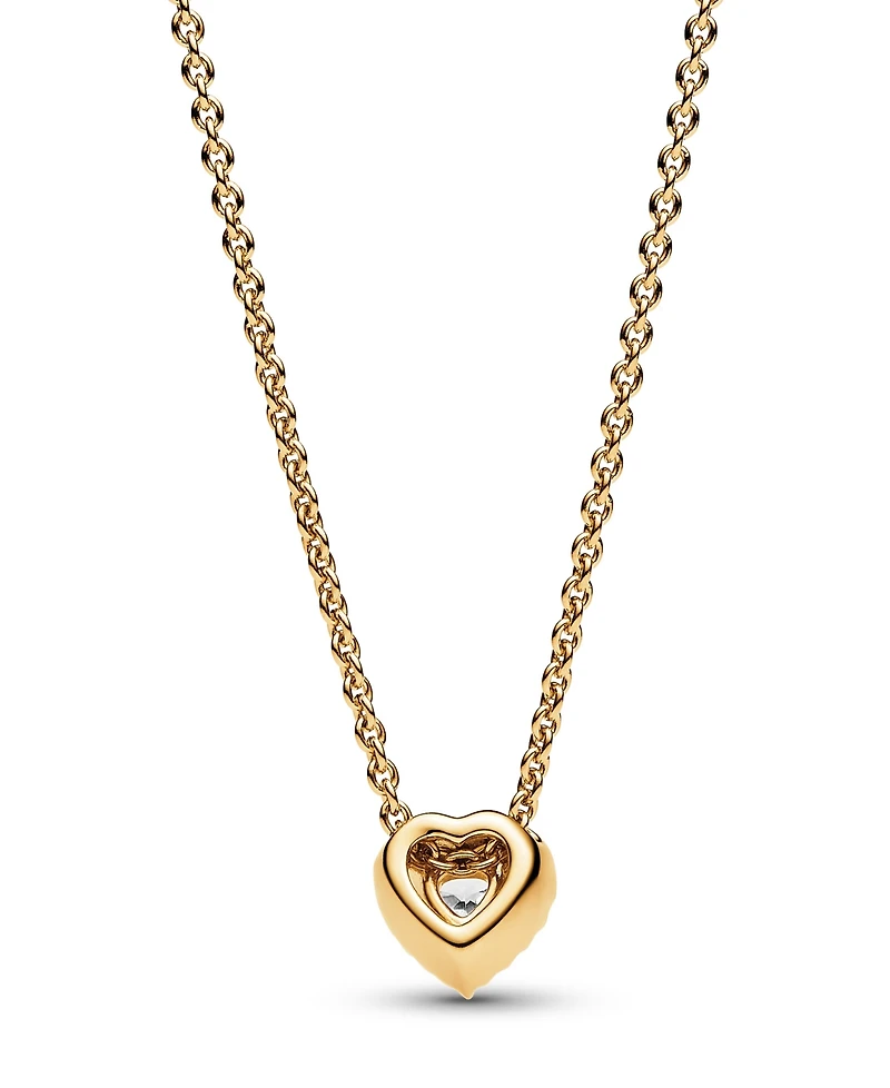 Pandora Timeless Sparkling Cubic Zirconia Heart Collier Necklace