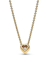 Pandora Timeless Sparkling Cubic Zirconia Heart Collier Necklace