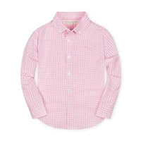 Hope & Henry Boys Stretch Poplin Long Sleeve Button Down Shirt