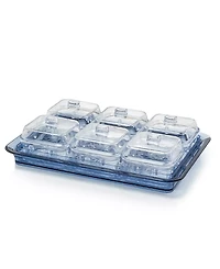 American Atelier Acrylic Tray Clear Dishes with Lids