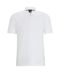 Boss by Hugo Boss Men's Zip Placket Slim-Fit Polo Shirt
