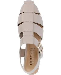 Journee Collection Women's Cailinna Caged Flats