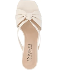 Journee Collection Women's Starling Kitten Heel Dress Sandals
