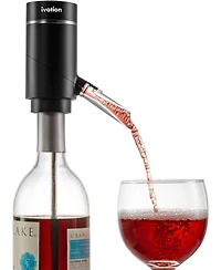 Ivation Wine Aerator & Wine Dispenser, Electric Wine Pourer & Stopper