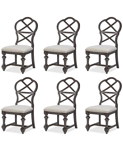 Mandeville 6 Pc. X-Back Chair Set