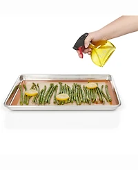 Evo Holds 6-ounces Glass Oil Sprayers, Non-Aerosol for Olive Oil, Cooking Oils, and Vinegars, Set of 2