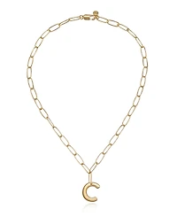 Ettika Paperclip Chain Initial Necklace