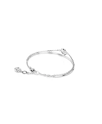 Swarovski White, Rhodium Plated or Rose Gold-Tone Meteora Bangle Bracelet