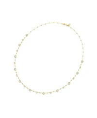 Swarovski Round Cut, White, Gold-Tone Imber Strand age Necklace