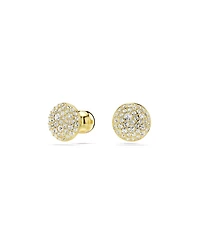 Swarovski White, Gold-Tone Meteora Stud Earrings