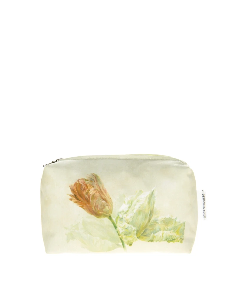 Spring Tulip Buttermilk Small Toiletry Bag