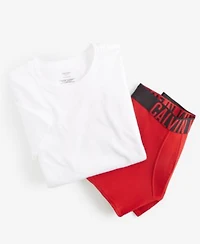 Calvin Klein Mens Cotton Classics 3 Pack Crewneck T Shirts Intense Power 3 Pack Boxer Briefs