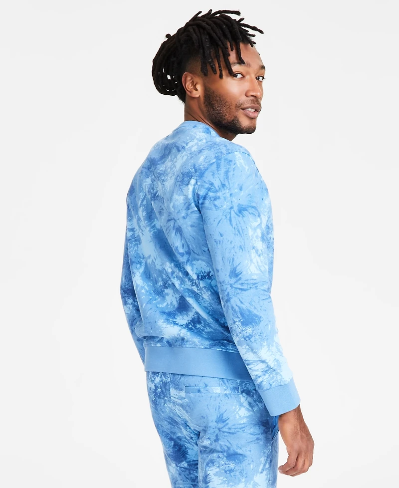 A|X Armani Exchange Men's Dip Dyed Fleece Sweatshirt, Created for Macy's