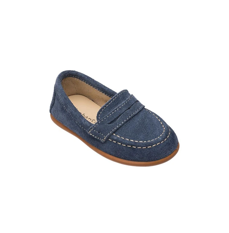 Elephantito Little Boys Suede Penny Loafer