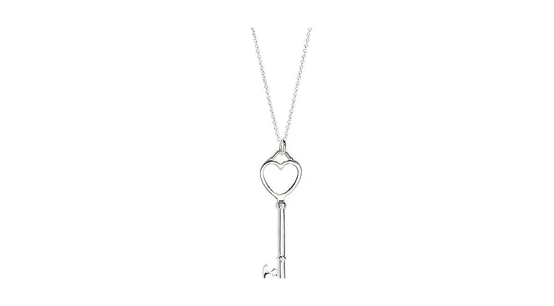 Heart and Key Necklace