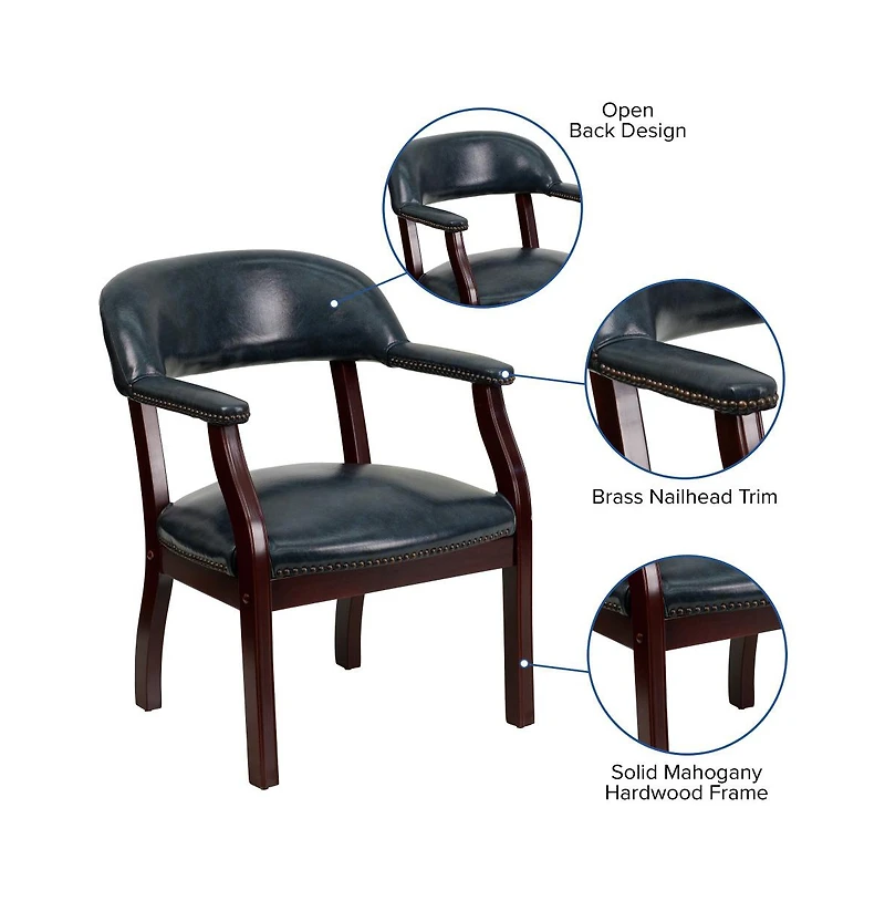 Conference Chair With Accent Nail Trim