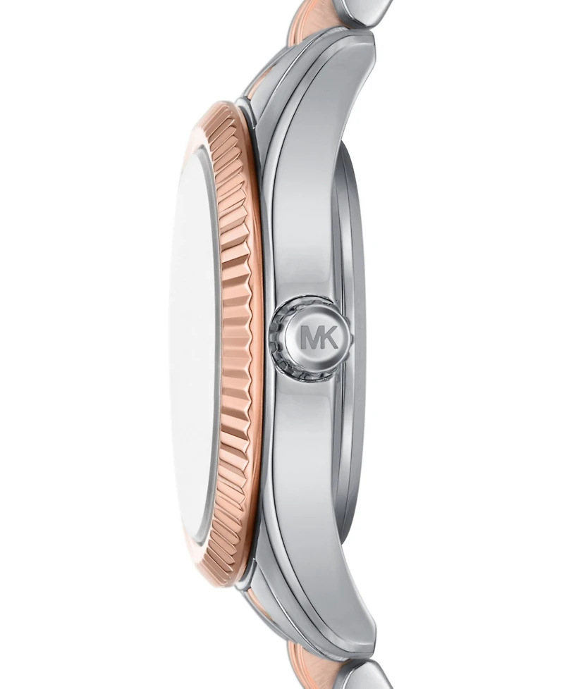 Michael Kors Women's Lexington Three-Hand Two-Tone Stainless Steel Watch and Bracelets Gift Set 26mm