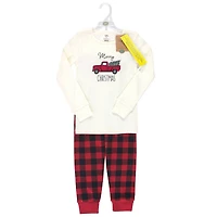 Touched by Nature Big Boys Unisex Holiday Pajamas