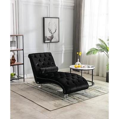 Streamdale Furniture Leisure Concubine Sofa With Acrylic Feet