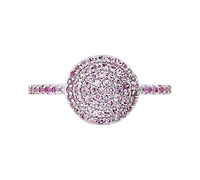 Lab-Grown Ruby Cluster Ring (7/8 ct. t.w.) Sterling Silver