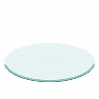 Streamdale 3/8" Beveled Glass Table Top, 28" Round