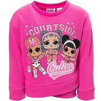 L.o.l. Surprise! Little Girls French Terry Sweatshirt and Leggings Outfit Set