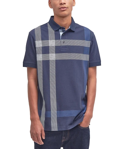 Barbour Men's Blaine Oversized Tartan-Print Polo