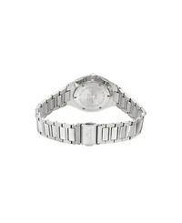 Victoria Stainless Steel Silver Tone & White Women's Watch 1242AVIS