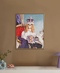 Madison Park Pet Portrait King Charles Spaniel Iii Framed Canvas Wall Art