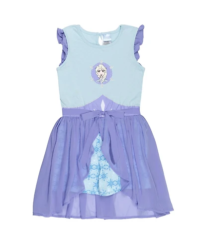 Disney Princess Frozen Girls Romper With Skirt Overlay Toddler |Child