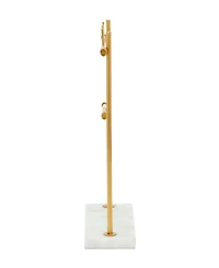 Rosemary Lane Real Marble Jewelry Stand with Rectangular Base, 12" x 4" x 13"