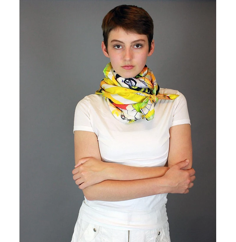Jessie Zhao New York Silk Scarf of Wonderful World: Once Upon A Time