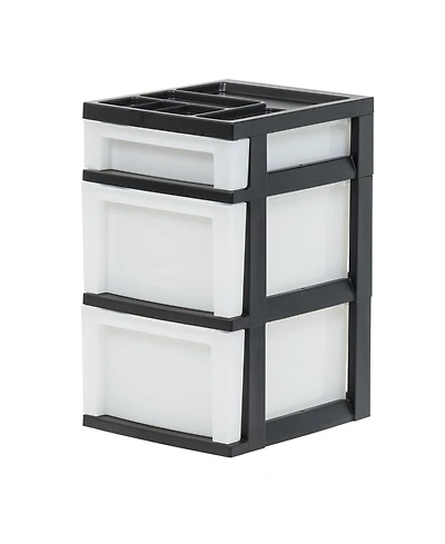 Iris Usa Craft Plastic Organizers and Storage, Storage Drawers for Classroom Supplies, Storage Organizer for Art Supplies, Drawer Top Organizer for Sm