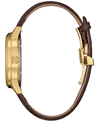 Citizen Eco-Drive Men's Rolan Brown Leather Strap Watch 40mm