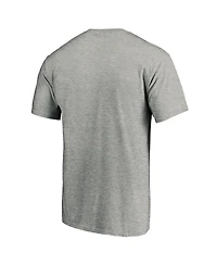 Men's Fanatics Heathered Gray Dallas Cowboys Primary Logo T-shirt