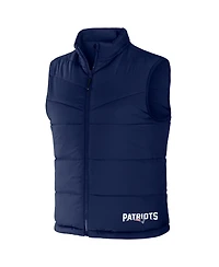 Men's Nfl x Darius Rucker Collection by Fanatics Navy New England Patriots Colorblocked Full-Zip Vest