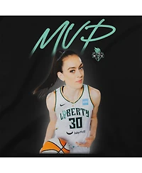 Men's and Women's Stadium Essentials Breanna Stewart Black New York Liberty 2023 Wnba Mvp Player T-shirt