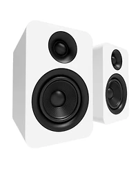 Kanto YUP4 Passive Bookshelf Speakers with 1" Silk Dome Tweeter and 4" Kevlar Woofer - Pair