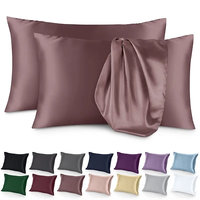 Bare Home Satin Pillowcases King