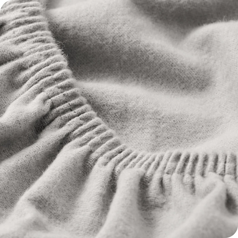 Bare Home Cotton Flannel Fitted Sheet Queen