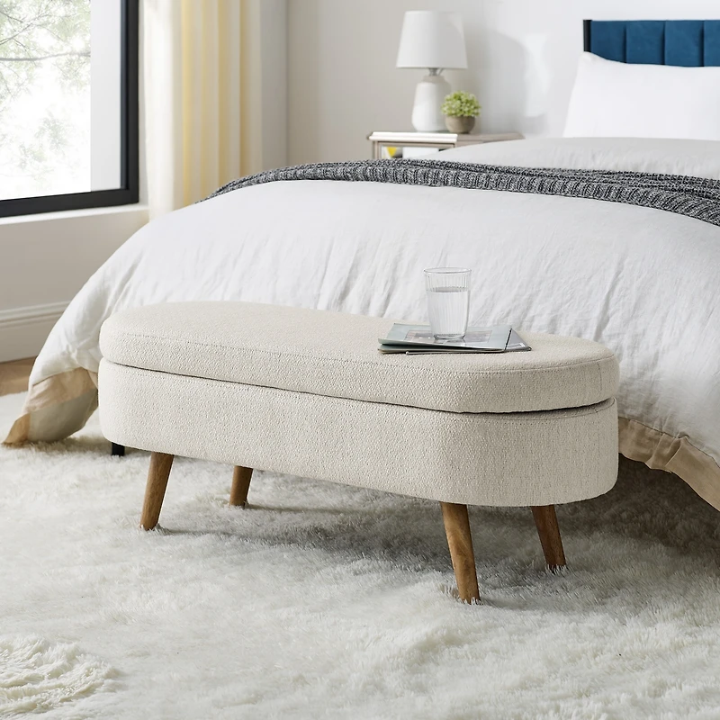 Streamdale Ottoman Oval Storage Bench