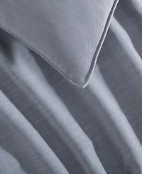 Calvin Klein Tencel Reversible Solid 3 Piece Duvet Cover Set, Queen