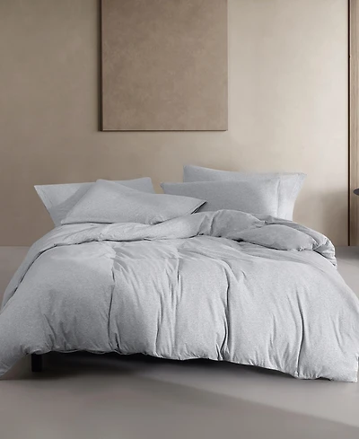 Closeout! Calvin Klein Modern Cotton Melange Tencel Jersey 3 Piece Duvet Cover Set, King