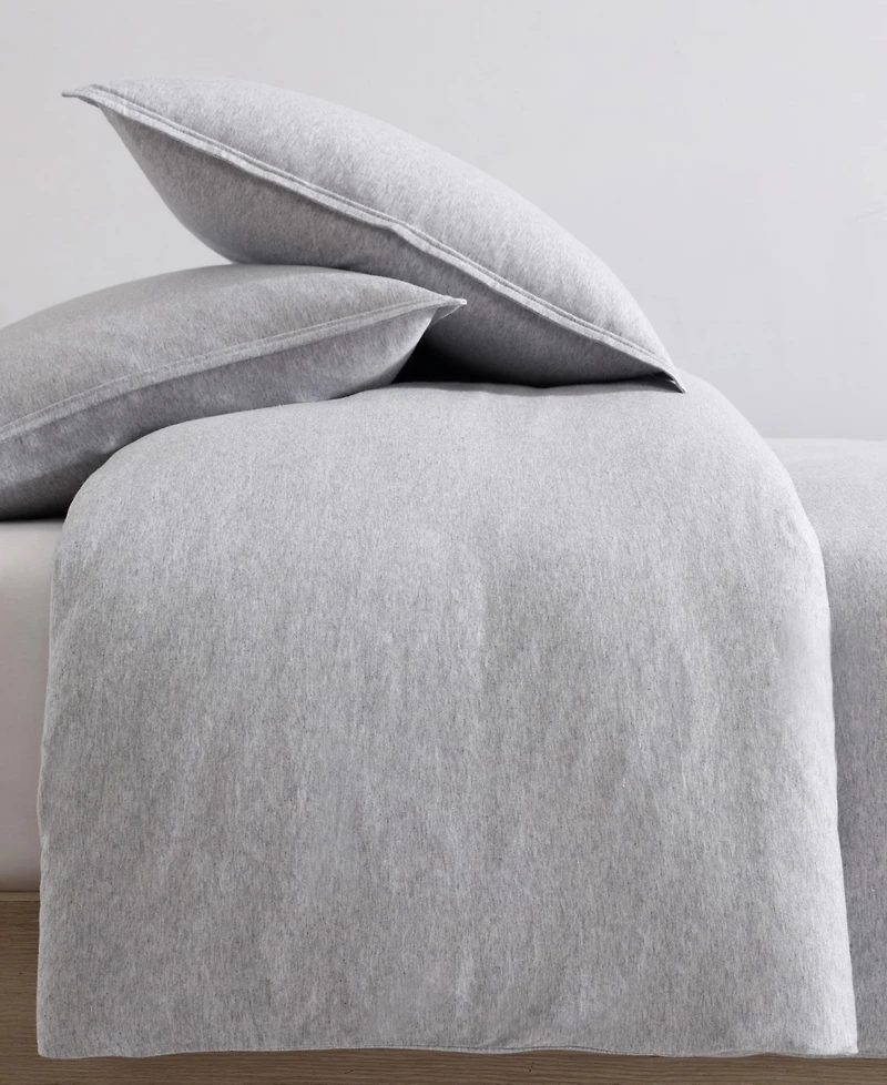 Closeout! Calvin Klein Modern Cotton Melange Tencel Jersey 3 Piece Duvet Cover Set, King