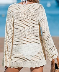 Cupshe Women's Seaside Whispers Crocheted Cover-Up