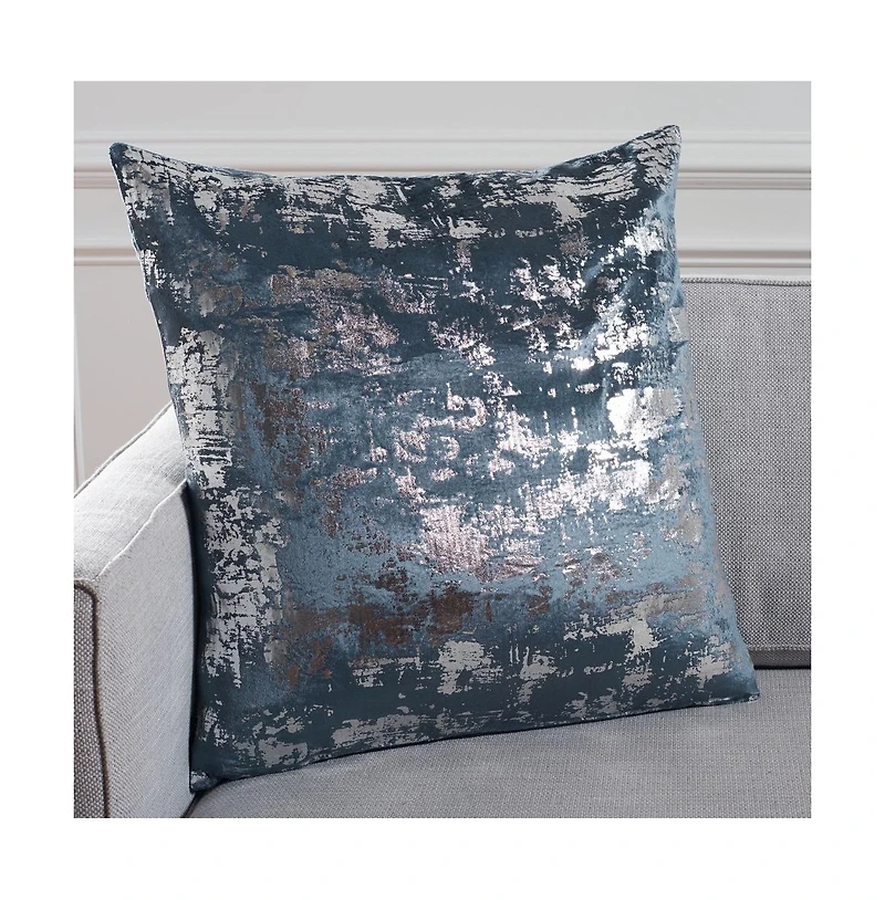 Safavieh Edmee Metallic 18" x 18" Pillow